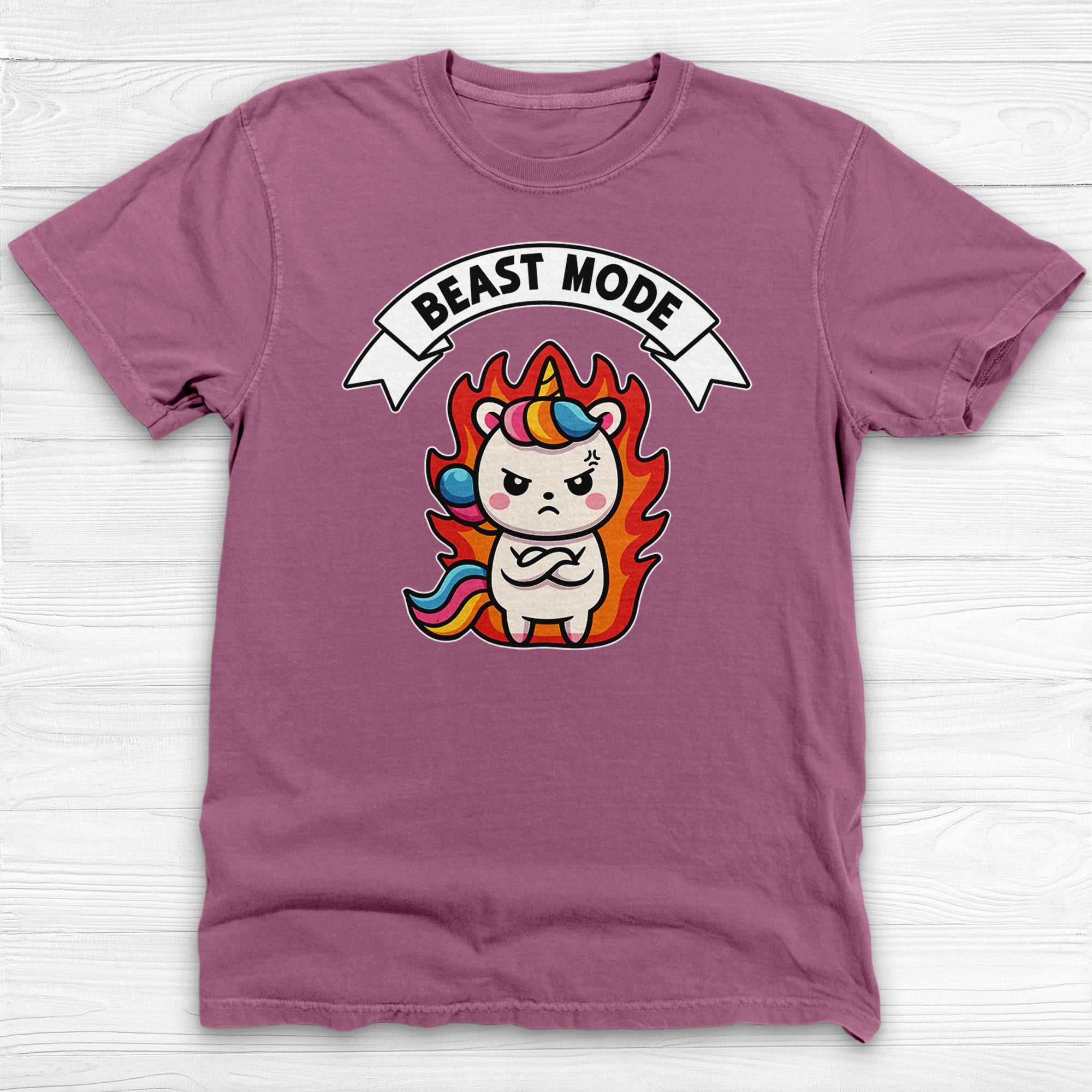 Unicorn Beast Mode Funny Graphic Gym Shirt Or Pump Cover-T-Shirt-Gym Classics