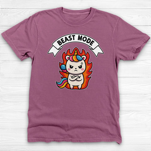 Unicorn Beast Mode Funny Graphic Gym Shirt Or Pump Cover