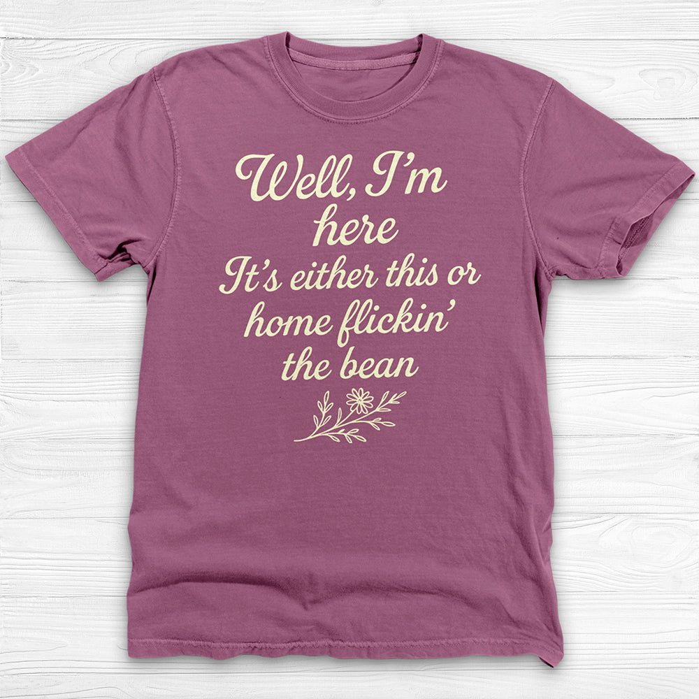 Well I'm Here Sarcastic Girl Boss T-Shirt, Funny Quote Gym Tee-T-Shirt-Gym Classics