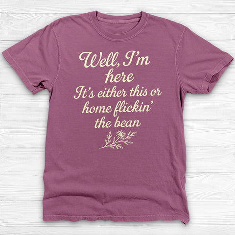 Well I'm Here Sarcastic Girl Boss T-Shirt, Funny Quote Gym Tee