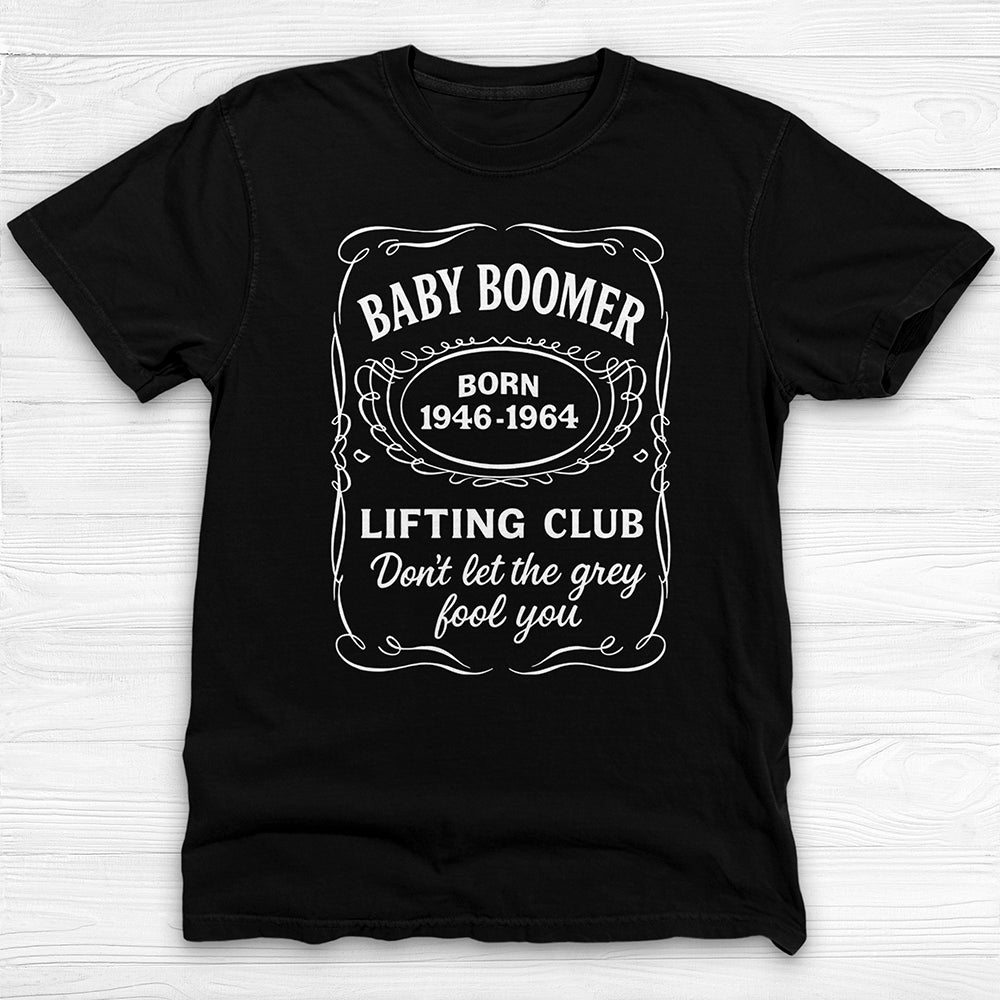 Baby Boomer Lifting Club Gym Tee-T-Shirt-Gym Classics