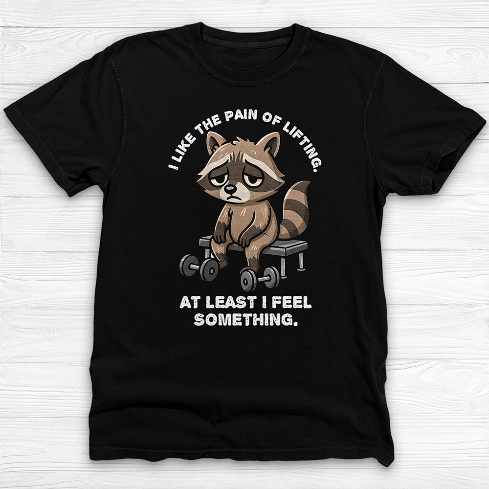 Cute Sad Raccoon Workout T-Shirt, Do It Sad Humorous Gym Tee-T-Shirt-Gym Classics