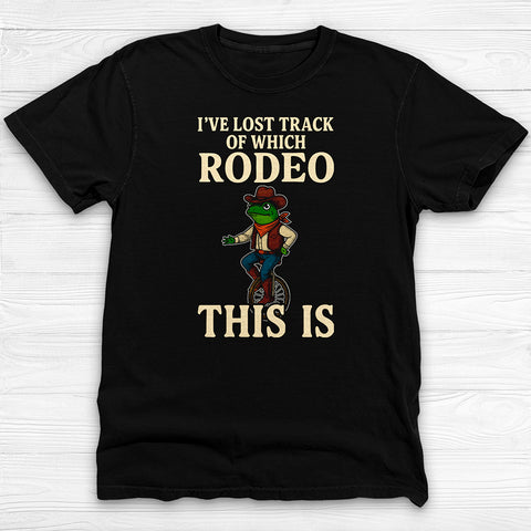 Funny Frog Rodeo Tee, Unisex Western Humor Shirt