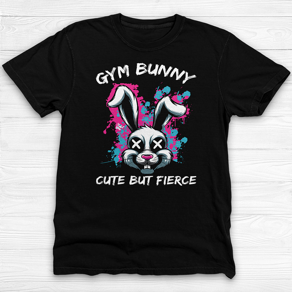 Gym Bunny Tee, Cute But Fierce Workout Shirt or Pump Cover