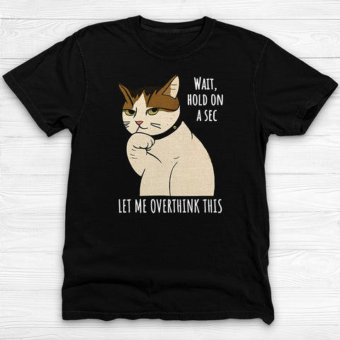 Overthinking Cat Gym T-Shirt And Pump Cover