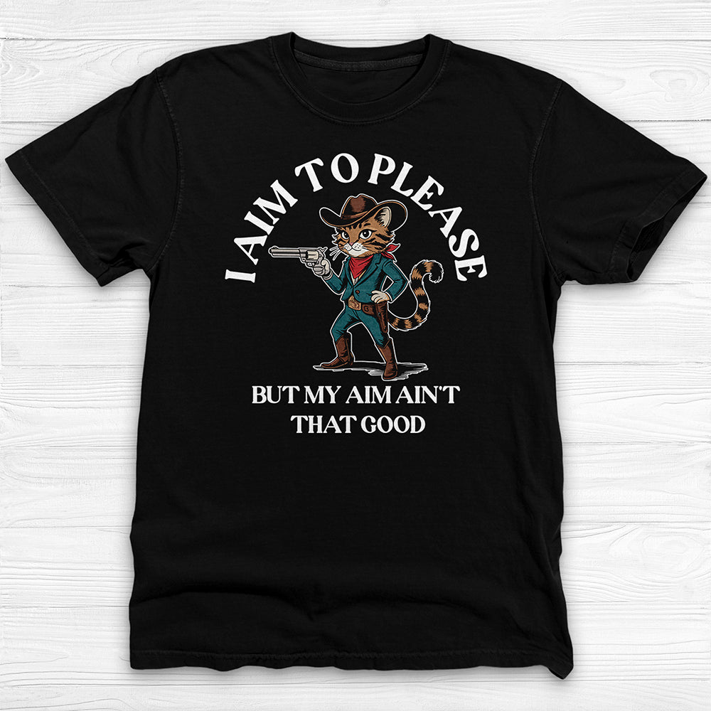 Funny Cowboy Cat Gym Tee And Pump Cover