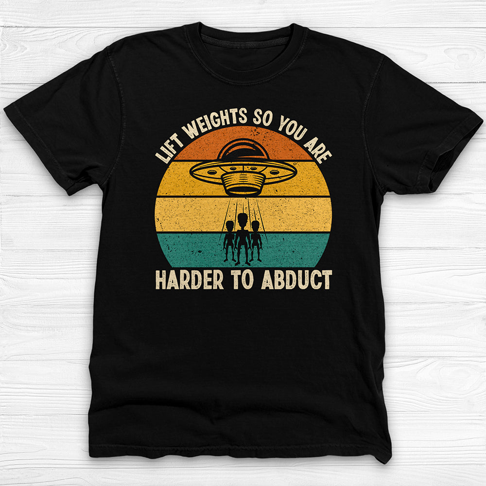 Funny Alien Abduction Gym Workout Shirt Or Pump Cover