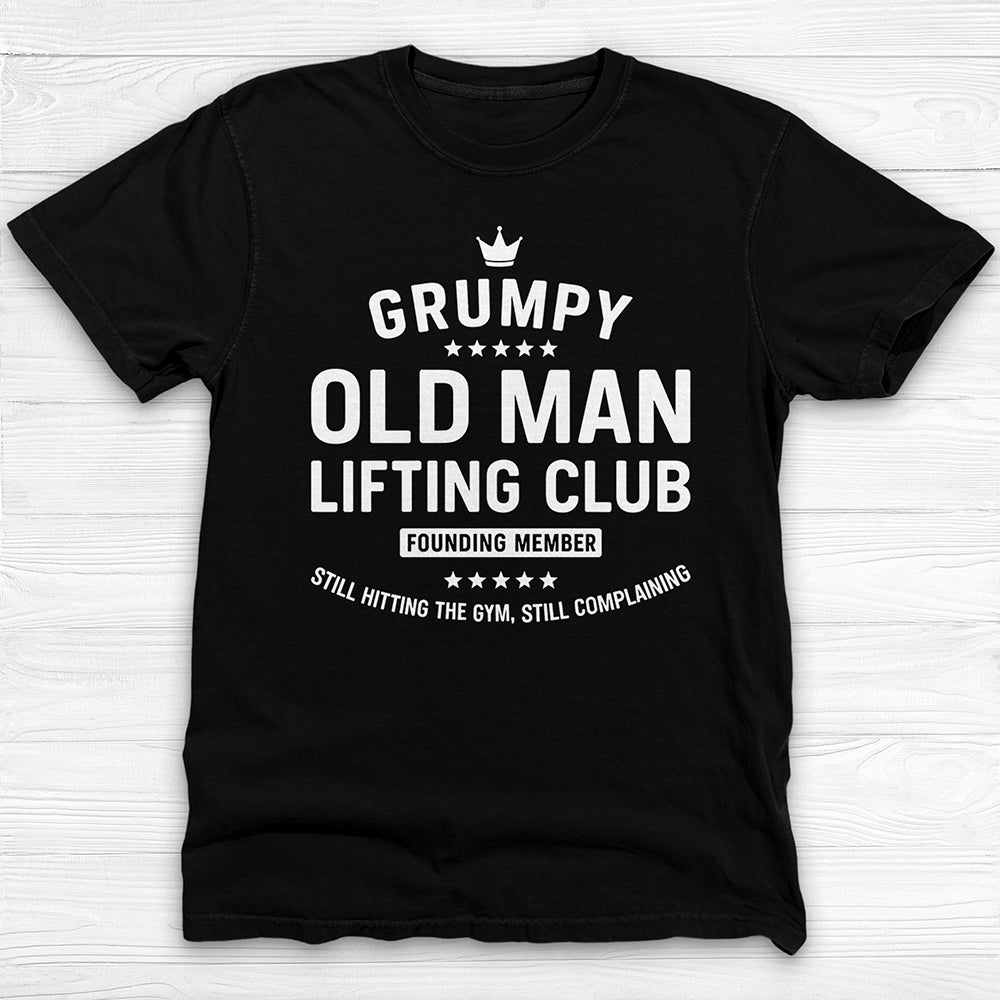 Grumpy Old Man Gym Shirt, GenX Fitness Tee-T-Shirt-Gym Classics