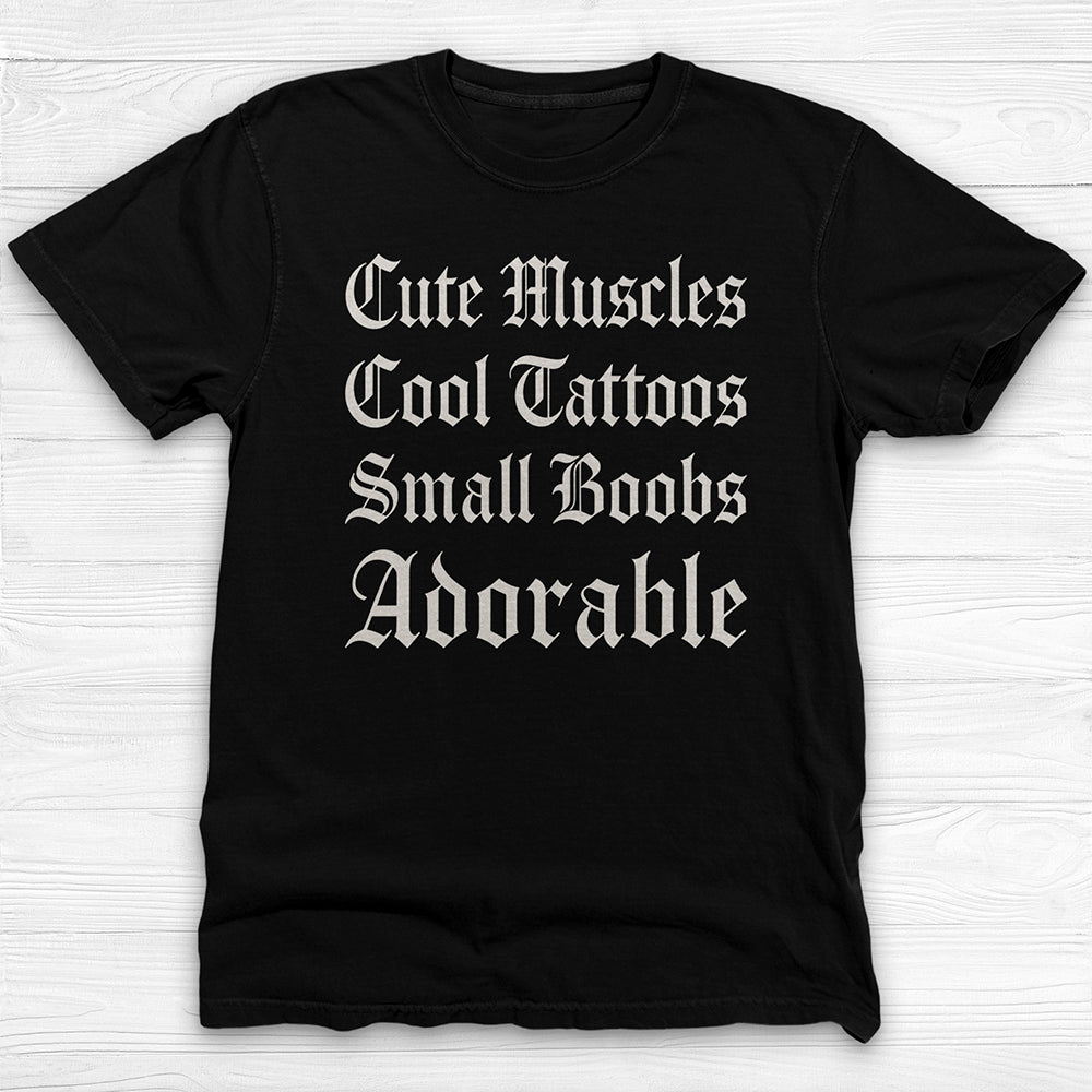 Cute, Inked & Unapologetic, Women’s Gym Shirt or Pump Cover-T-Shirt-Gym Classics