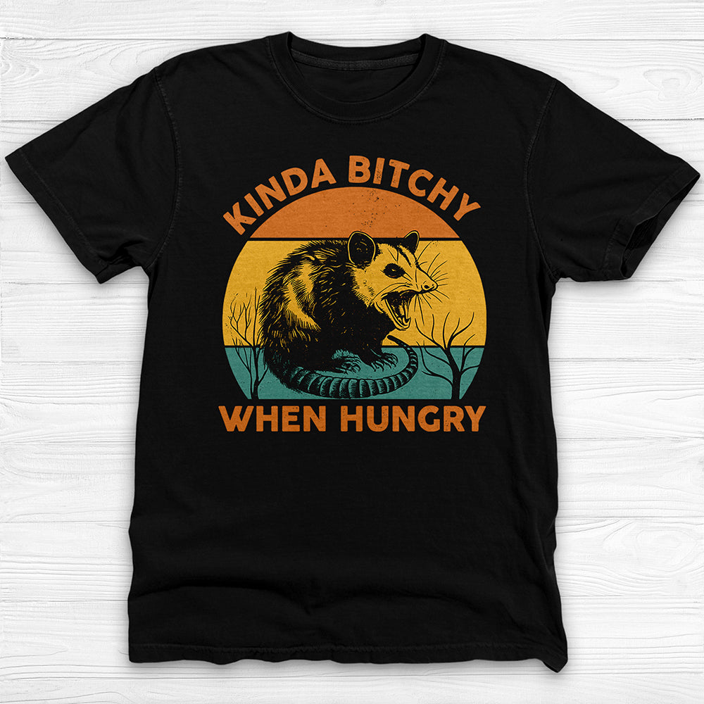 Kinda Bitchy When Hungry Funny Animal Gym Shirt-T-Shirt-Gym Classics