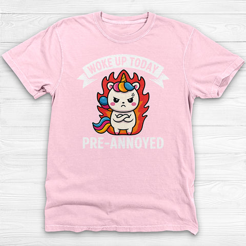 Unicorn Annoyed Already Today Funny Gym Tee Or Pump Cover