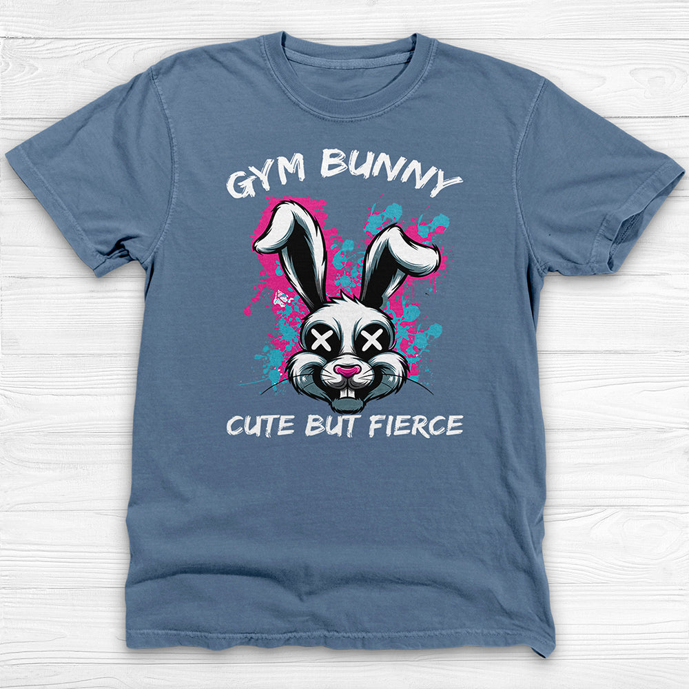 Gym Bunny Tee, Cute But Fierce Workout Shirt or Pump Cover