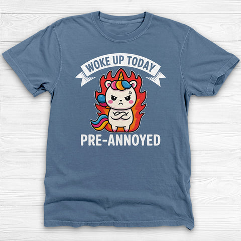 Unicorn Annoyed Already Today Funny Gym Tee Or Pump Cover