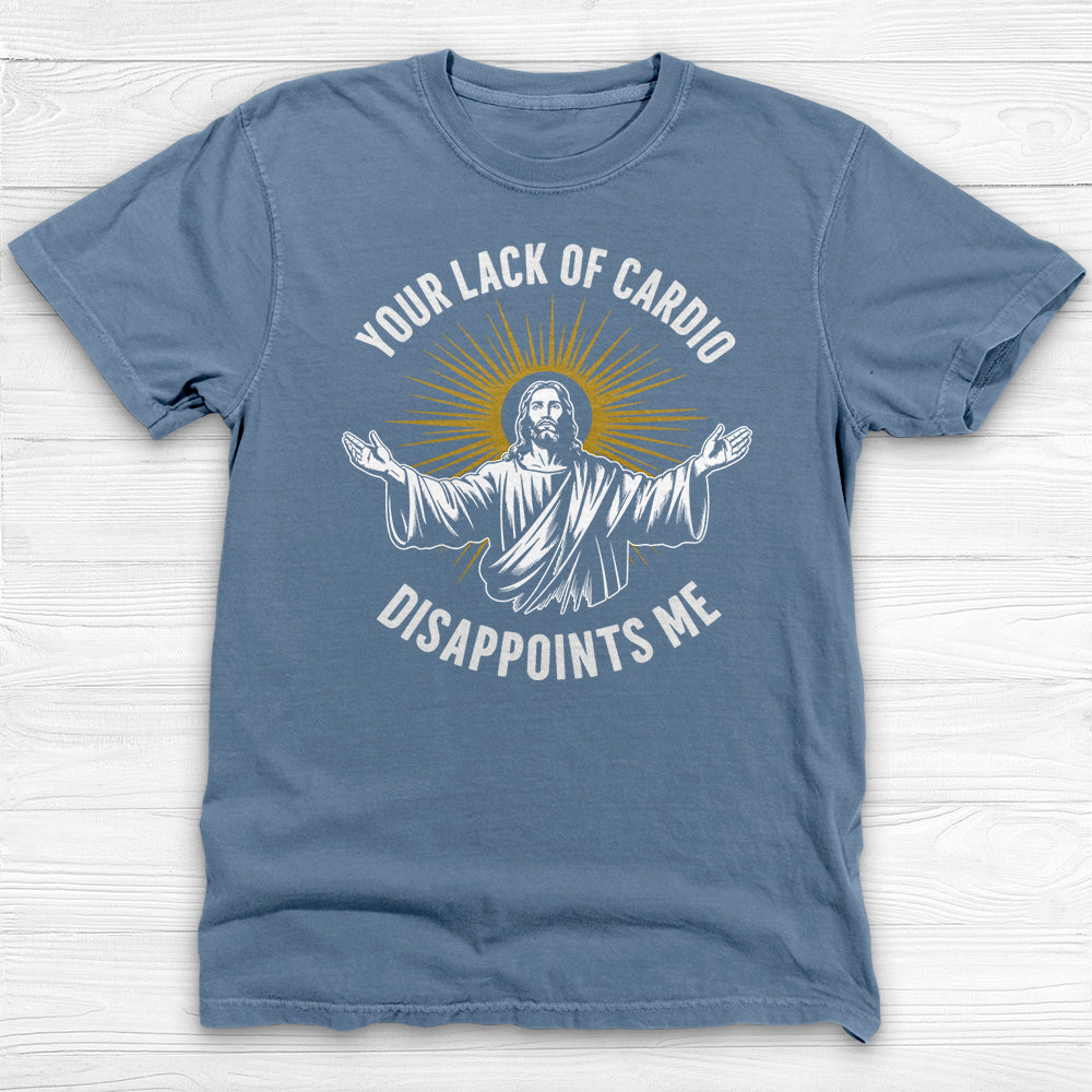 Jesus Funny Cardio Disappointment Gym Tee and Pump Cover