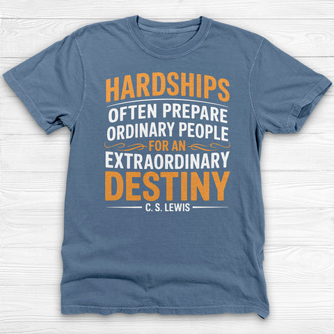 Extraordinary Destiny Quote Shirt, Motivational Gym And Life Tee