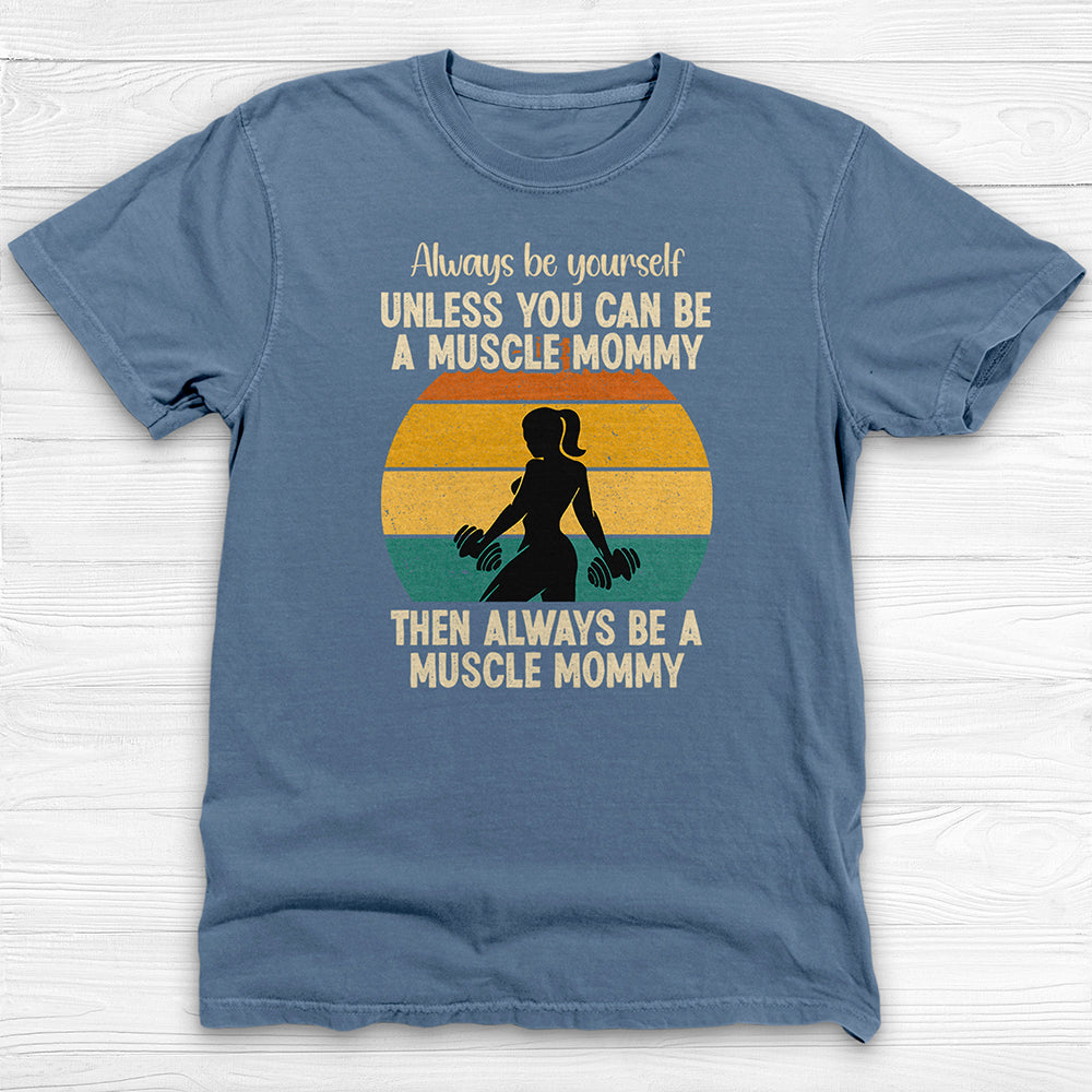 Muscle Mommy Tee, Funny Gym Shirt for Strong Women