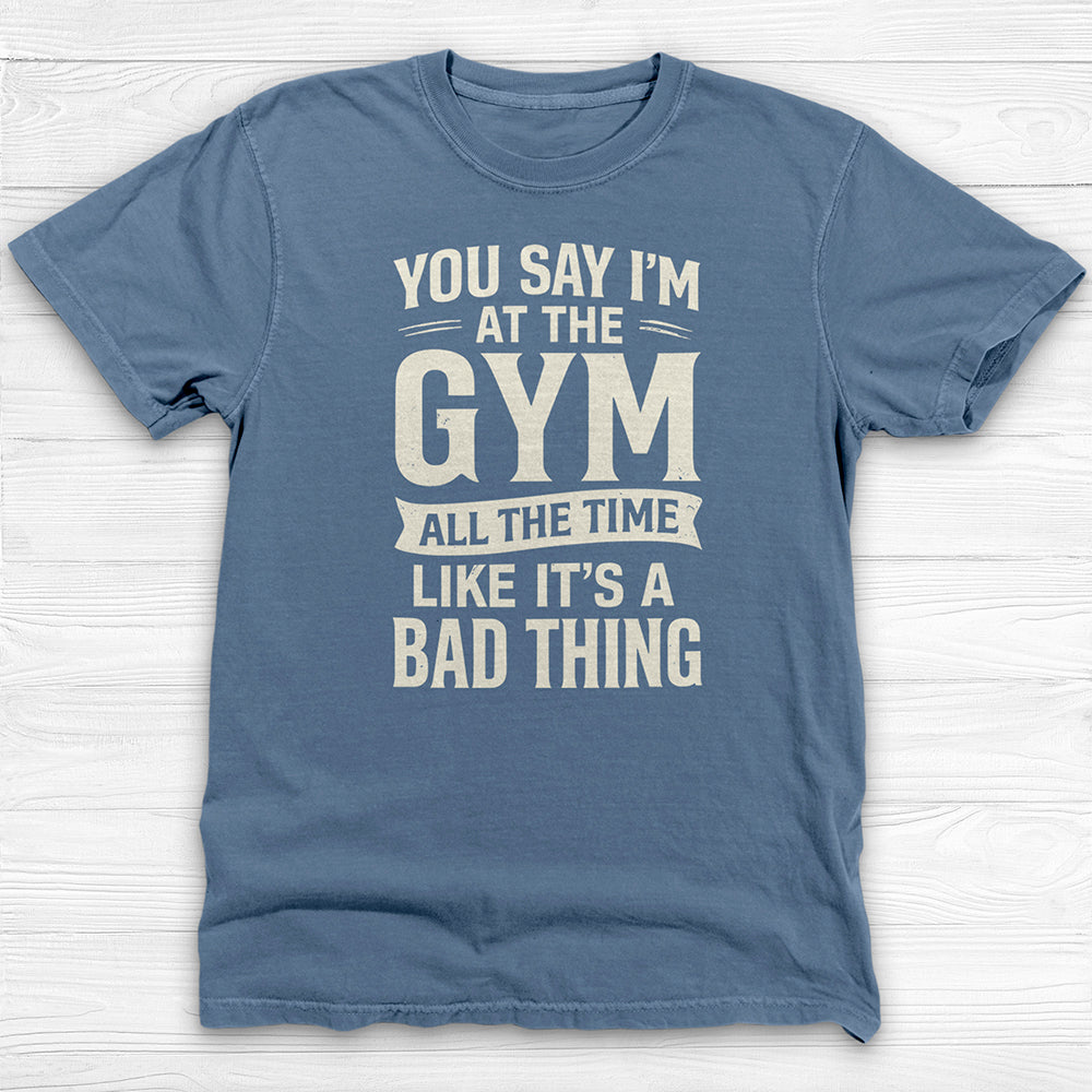Happily Gym Addicted Workout Shirt, Fun Fitness Lover Tee