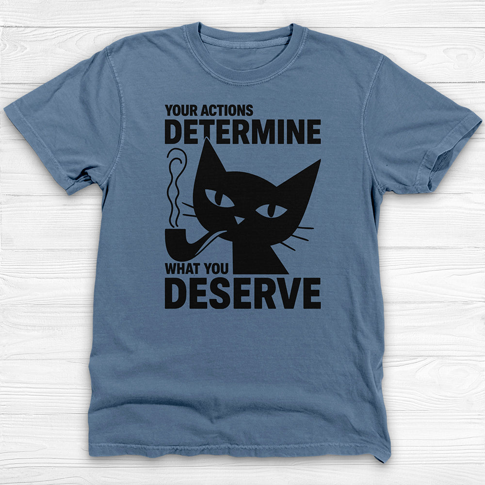 Empowered Cat T-Shirt, Bold Graphic Tee, Motivational Unisex Shirt, Unique Gift for Cat Lovers, Statement Fashion for Everyday Wear