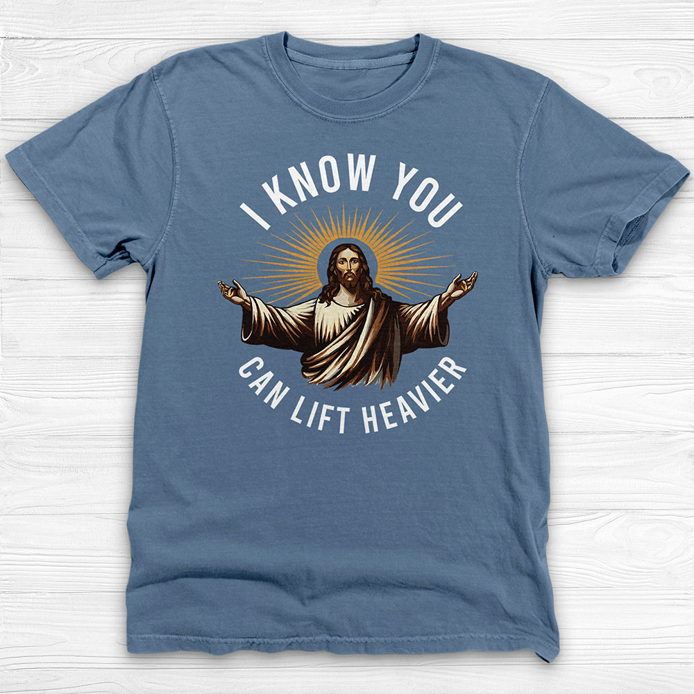 Jesus Lift Heavier Motivational Gym Shirt or Pump Cover