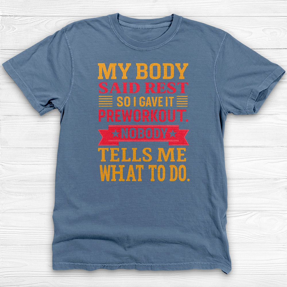 Funny Preworkout Gym Shirt or Pump Cover-T-Shirt-Gym Classics
