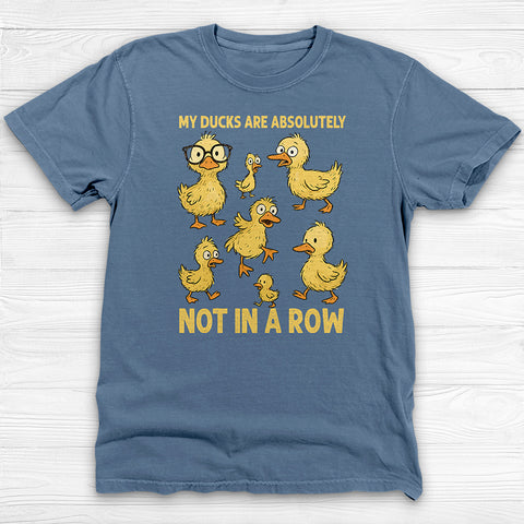 Ducks Not In A Row Funny Gym Shirt Or Pump Cover
