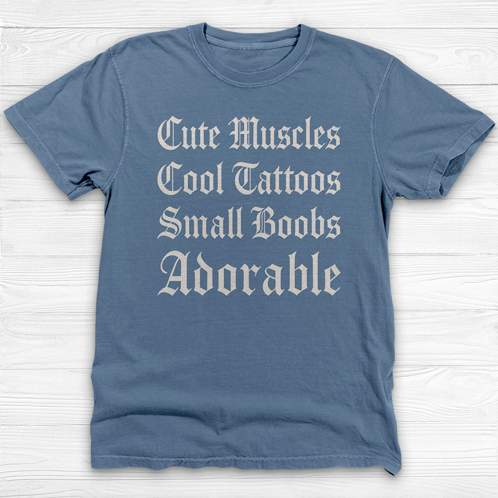 Cute, Inked & Unapologetic, Women’s Gym Shirt or Pump Cover-T-Shirt-Gym Classics