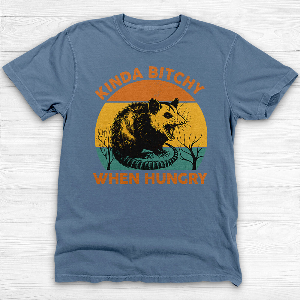 Kinda Bitchy When Hungry Funny Animal Gym Shirt-T-Shirt-Gym Classics