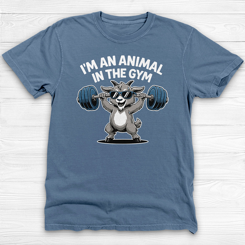 Cute Goat Gym Shirt, Funny Workout Tee or Pump Cover-T-Shirt-Gym Classics
