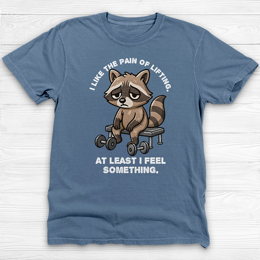 Cute Sad Raccoon Workout T-Shirt, Do It Sad Humorous Gym Tee-T-Shirt-Gym Classics