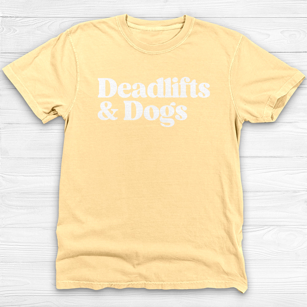 Deadlifts & Dogs Shirt – Funny Gym Pump Cover Gift Tee