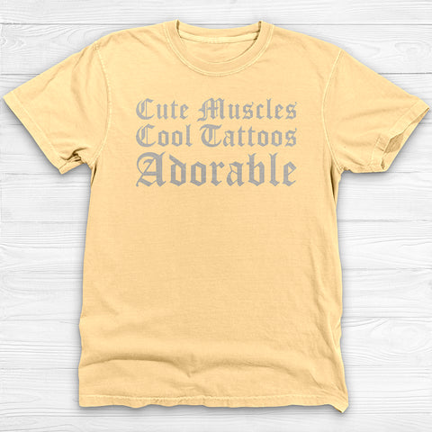 Confident Gym Girl Shirt, Muscles & Tattoos Cute Workout Tee