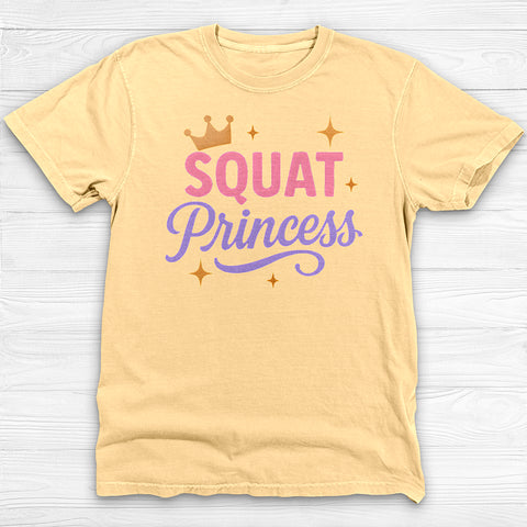 Squat Princess Gym Shirt Or Pump Cover For Fitness Girls