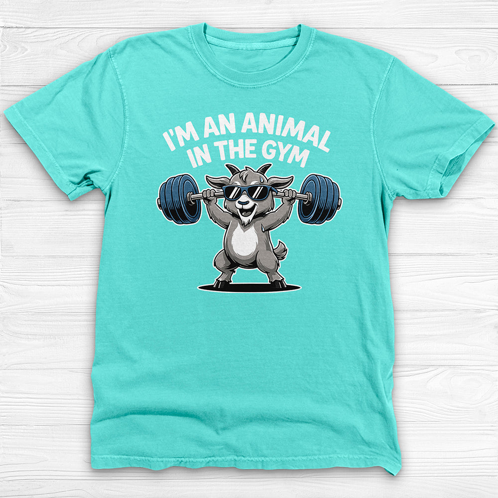 Cute Goat Gym Shirt, Funny Workout Tee or Pump Cover-T-Shirt-Gym Classics