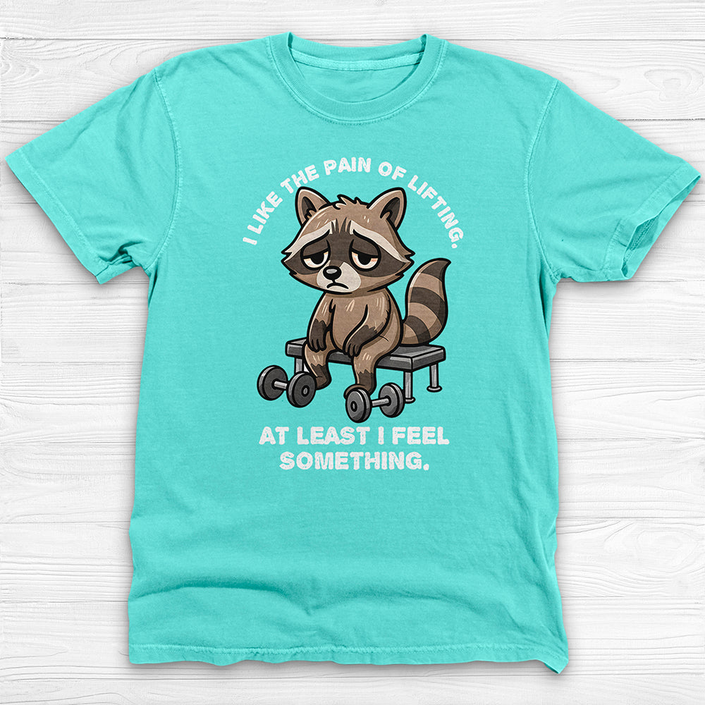Cute Sad Raccoon Workout T-Shirt, Do It Sad Humorous Gym Tee-T-Shirt-Gym Classics