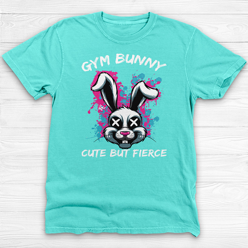 Gym Bunny Tee, Cute But Fierce Workout Shirt or Pump Cover