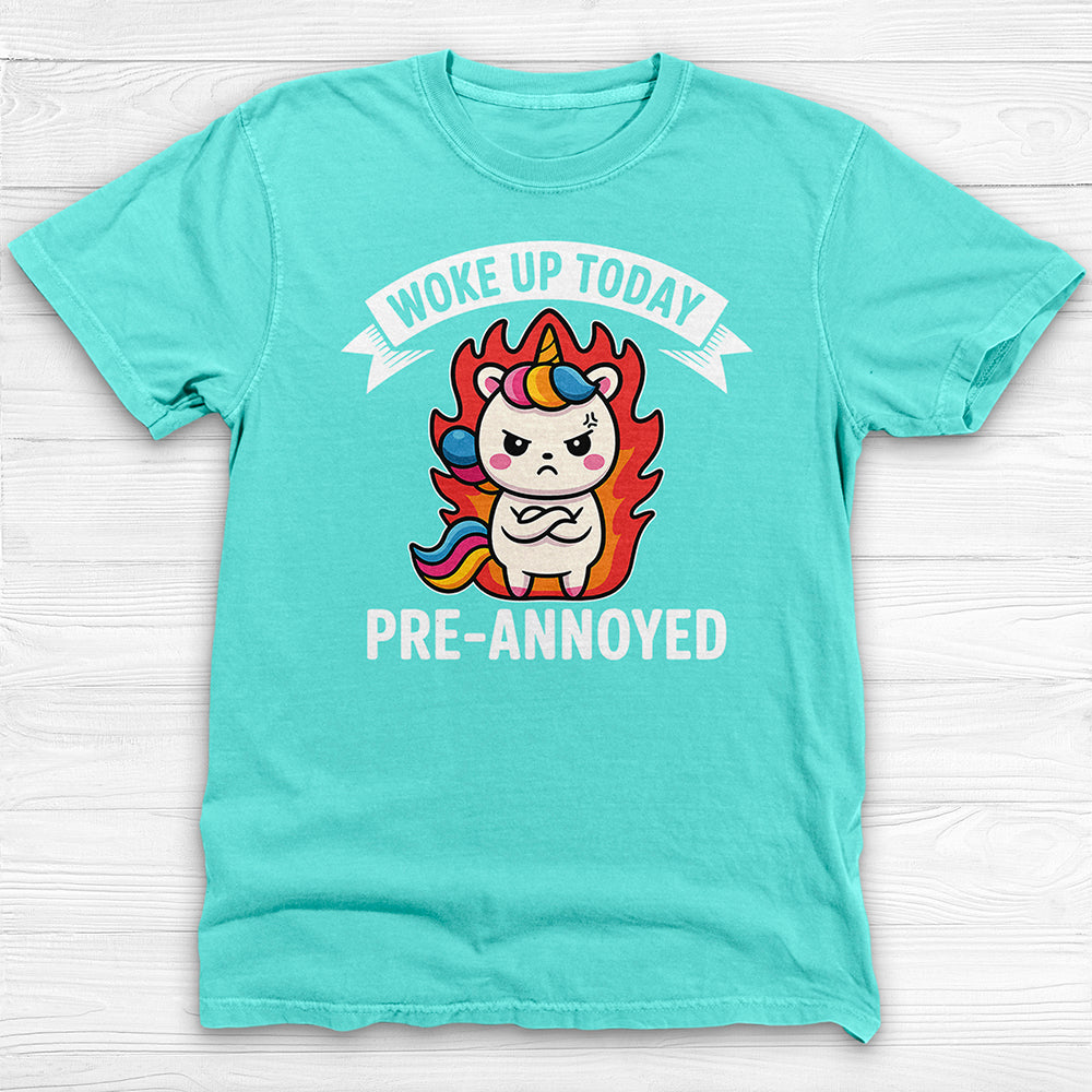 Unicorn Annoyed Already Today Funny Gym Tee Or Pump Cover
