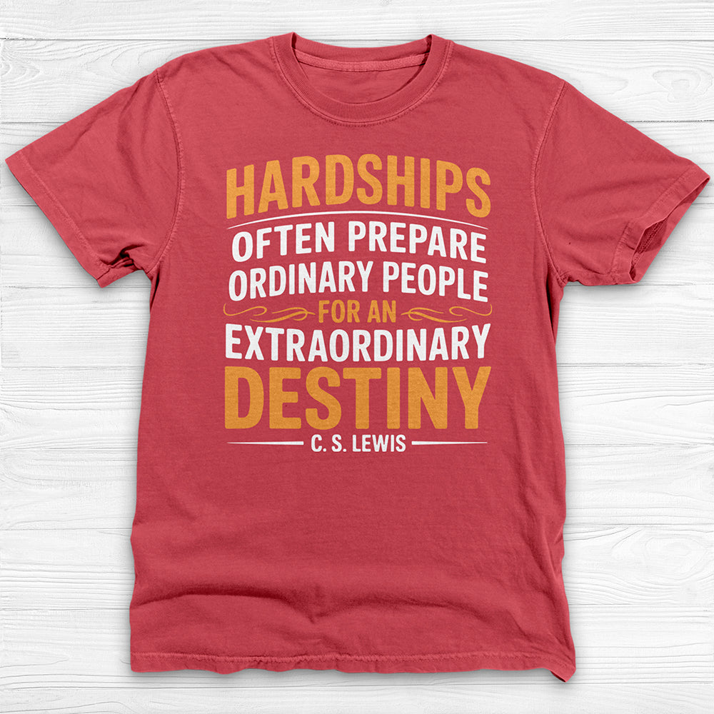 Extraordinary Destiny Quote Shirt, Motivational Gym And Life Tee