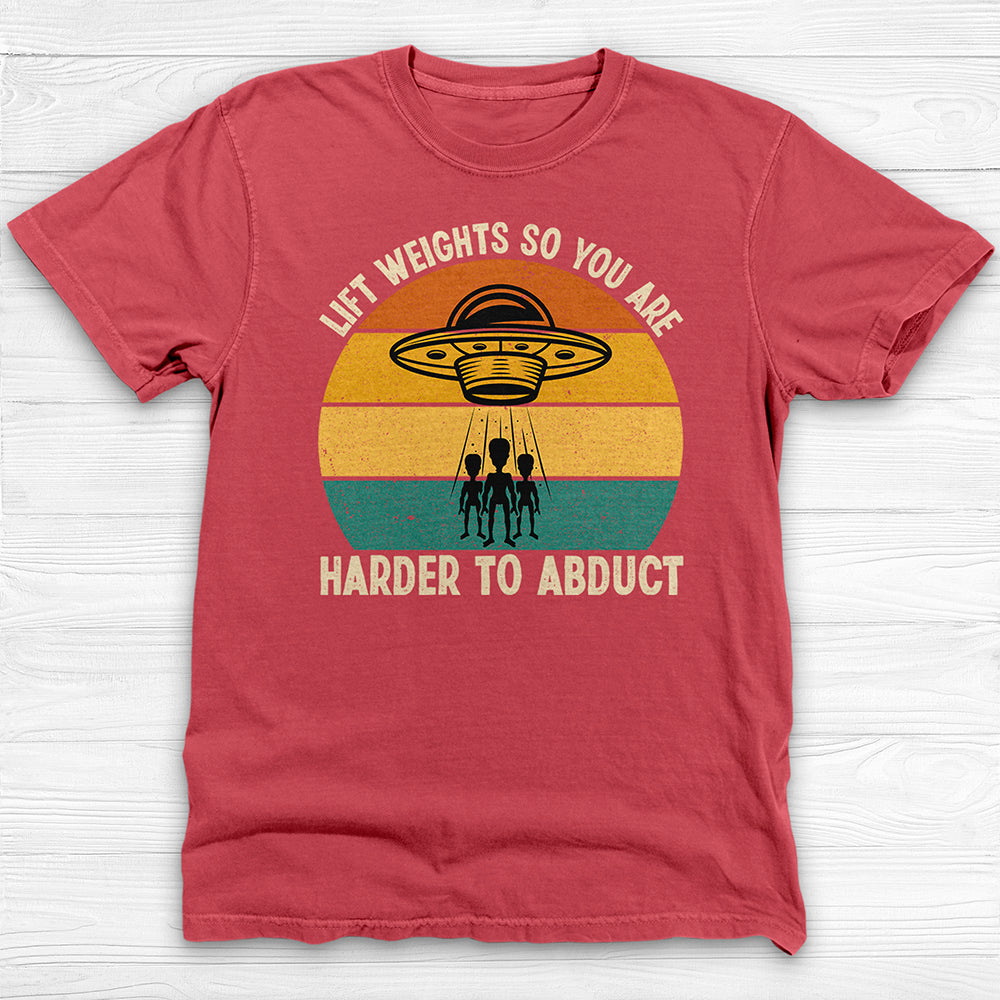 Funny Alien Abduction Gym Workout Shirt Or Pump Cover