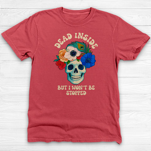 Dead Inside Sarcastic Motivation Tee Gym Shirt or Pump Cover