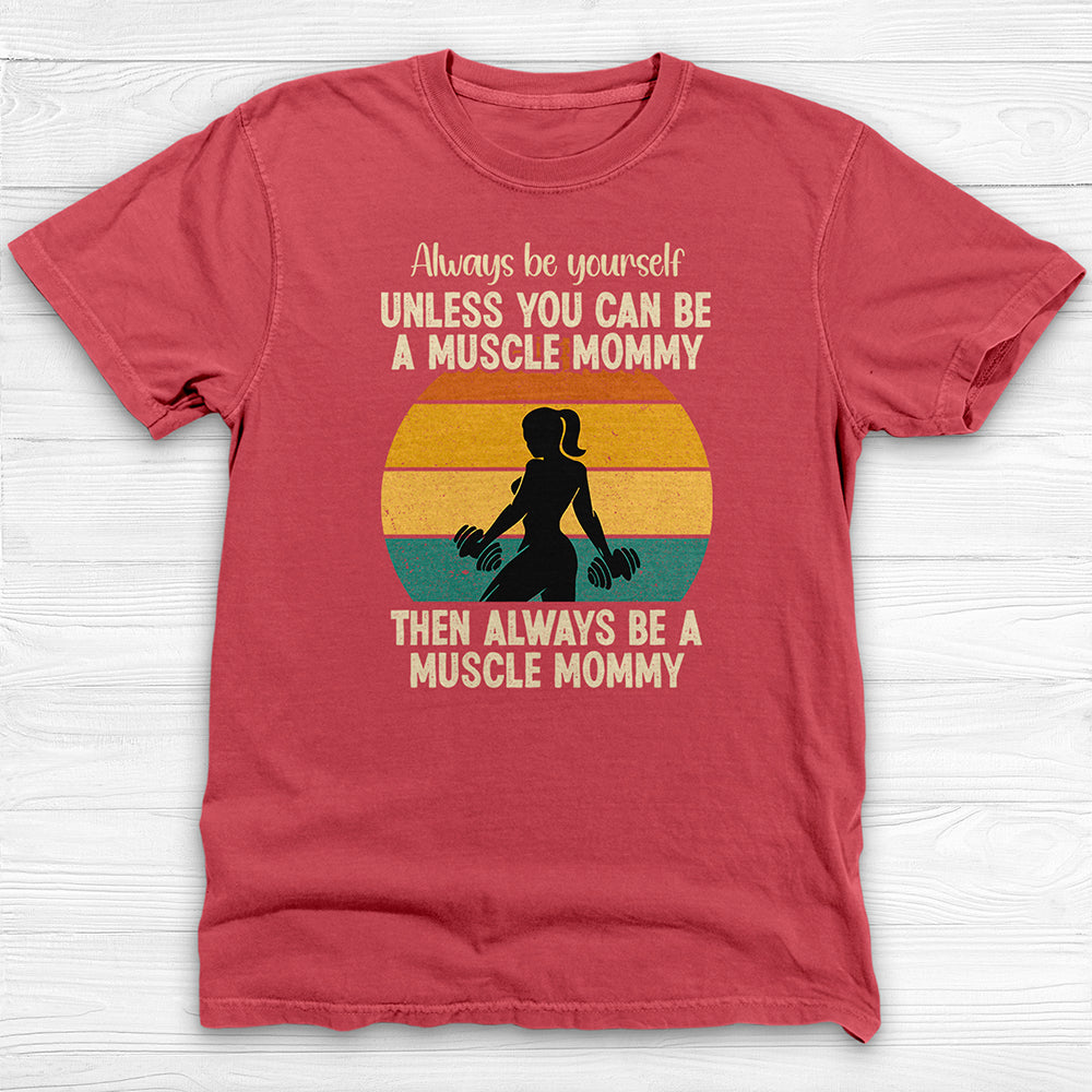 Muscle Mommy Tee, Funny Gym Shirt for Strong Women