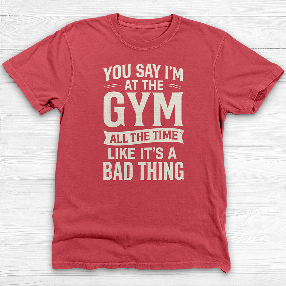 Happily Gym Addicted Workout Shirt, Fun Fitness Lover Tee