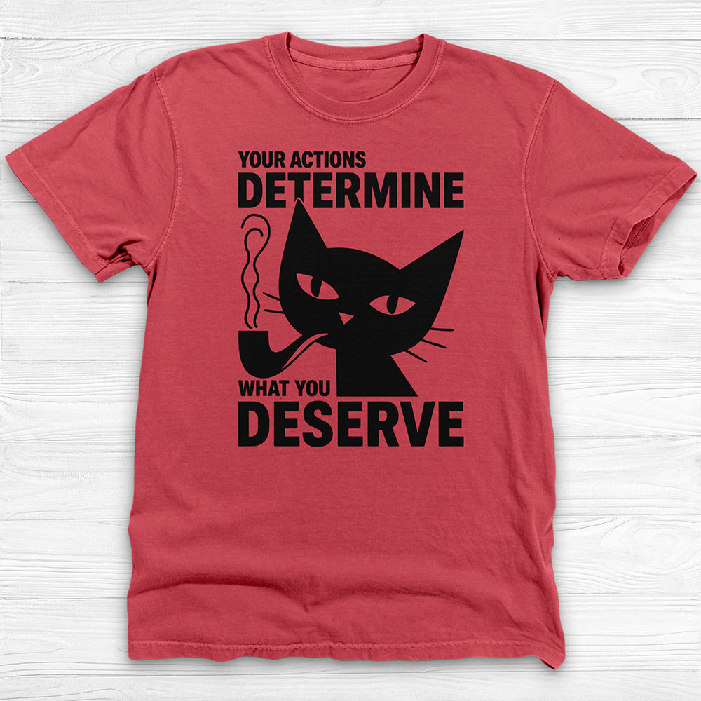 Empowered Cat T-Shirt, Bold Graphic Tee, Motivational Unisex Shirt, Unique Gift for Cat Lovers, Statement Fashion for Everyday Wear