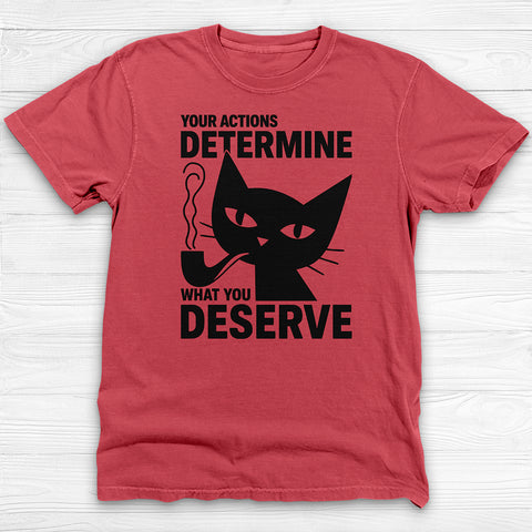 Empowered Cat T-Shirt, Bold Graphic Tee, Motivational Unisex Shirt, Unique Gift for Cat Lovers, Statement Fashion for Everyday Wear