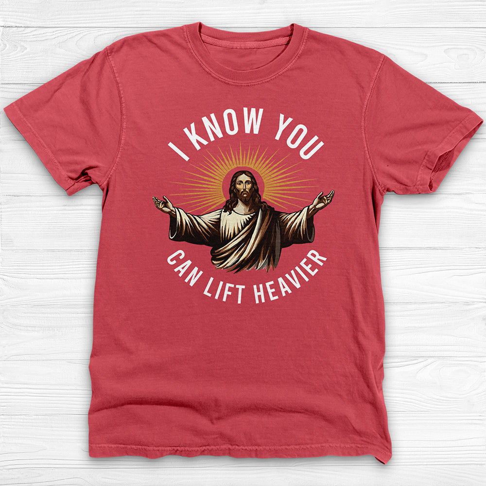 Jesus Lift Heavier Motivational Gym Shirt or Pump Cover
