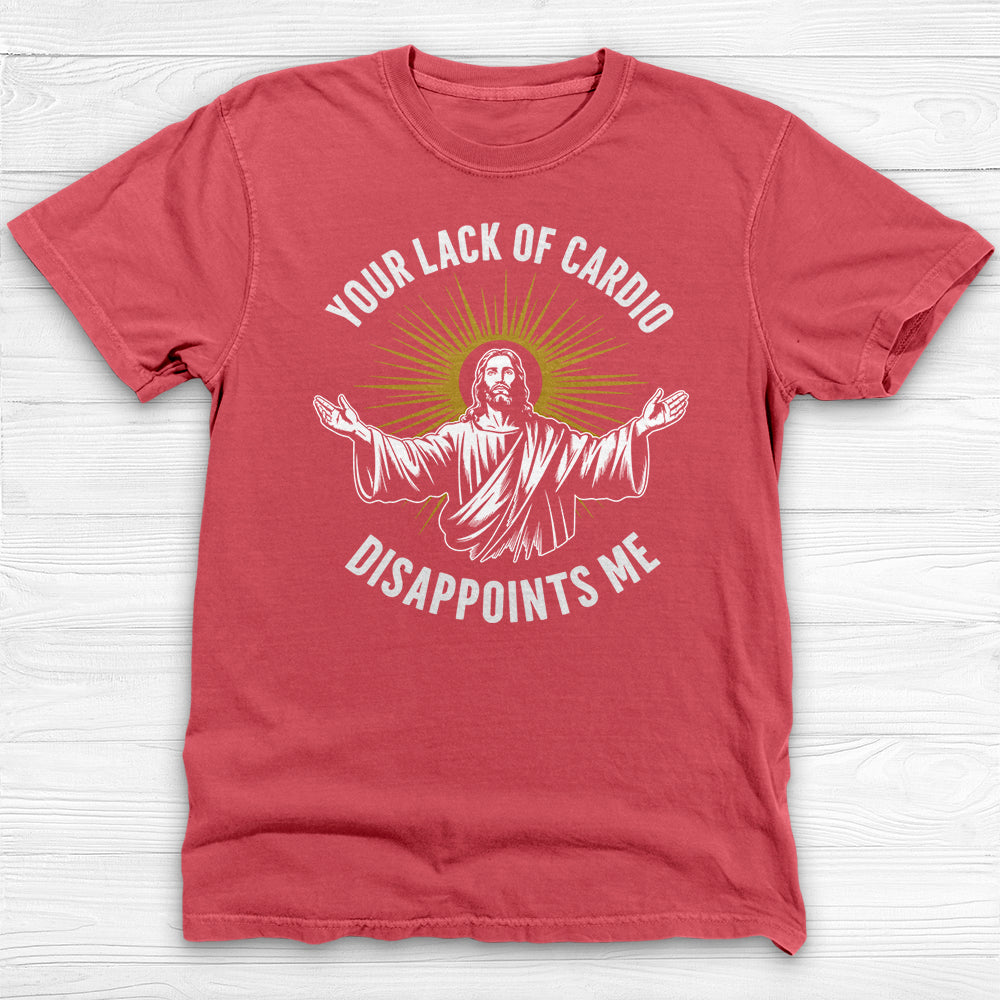 Jesus Funny Cardio Disappointment Gym Tee and Pump Cover