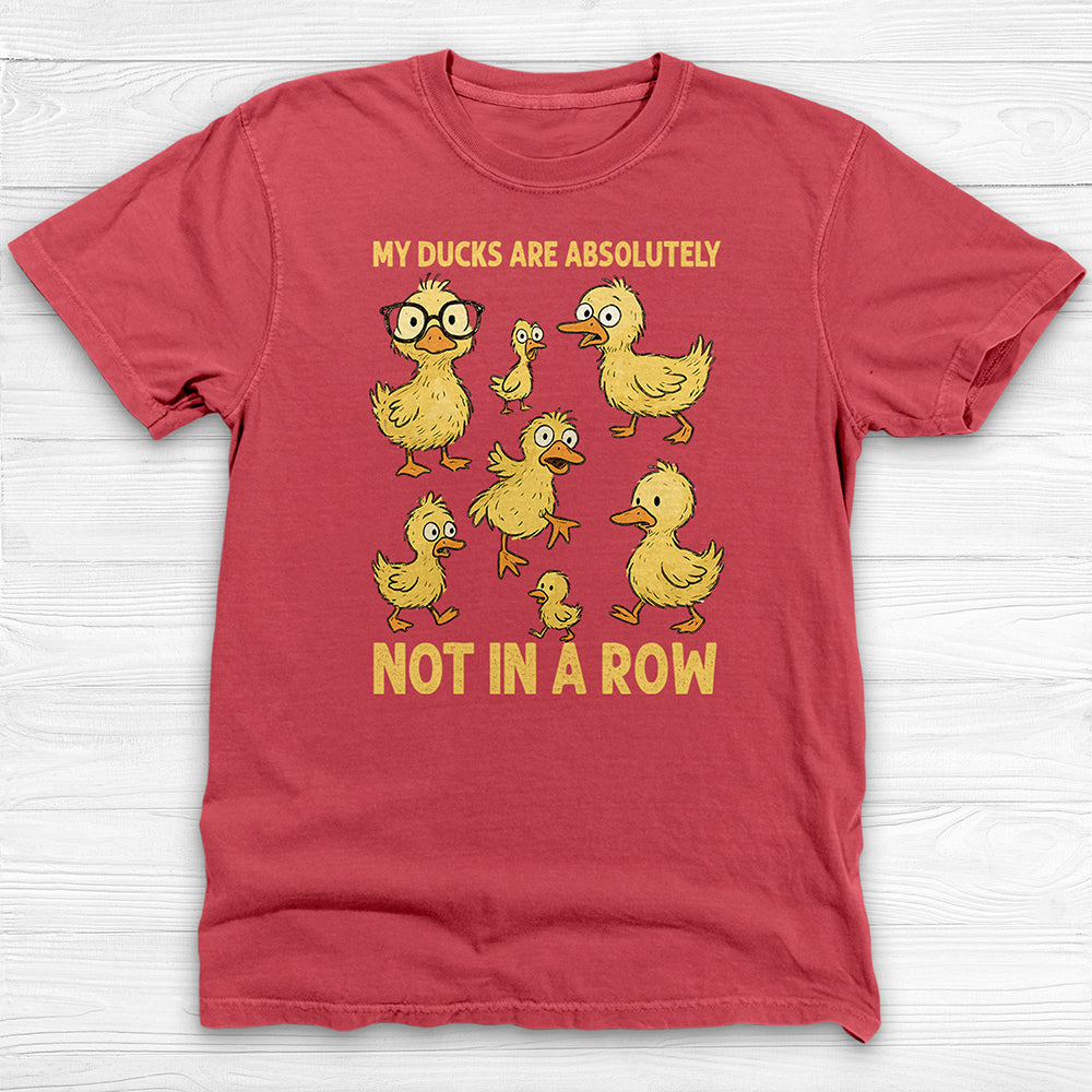 Ducks Not In A Row Funny Gym Shirt Or Pump Cover-T-Shirt-Gym Classics