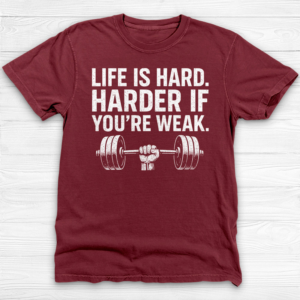 Life Is Hard Keep Lifting Gym Shirt, Motivational Workout Tee-T-Shirt-Gym Classics