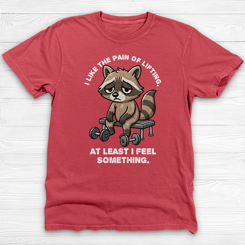 Cute Sad Raccoon Workout T-Shirt, Do It Sad Humorous Gym Tee-T-Shirt-Gym Classics