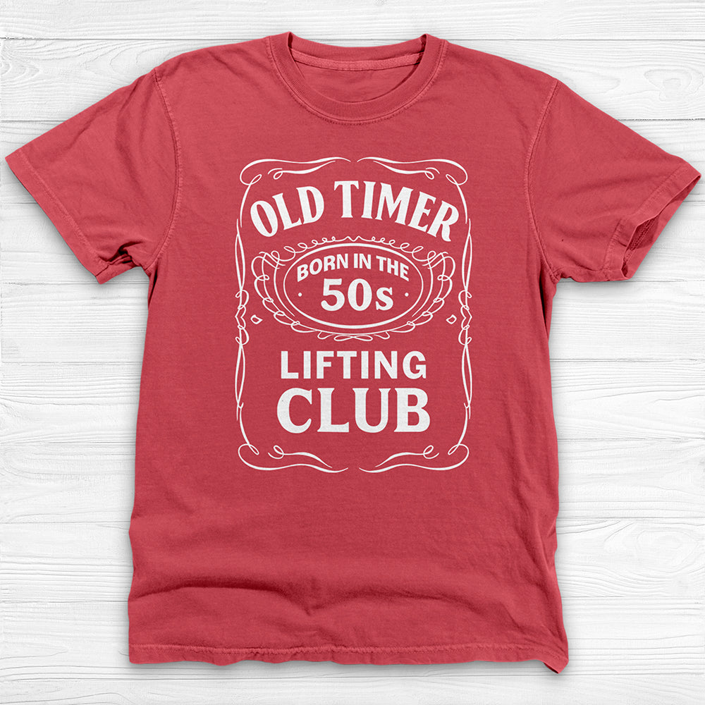Born In The 50s Old Time Lifter Gym Shirt-T-Shirt-Gym Classics