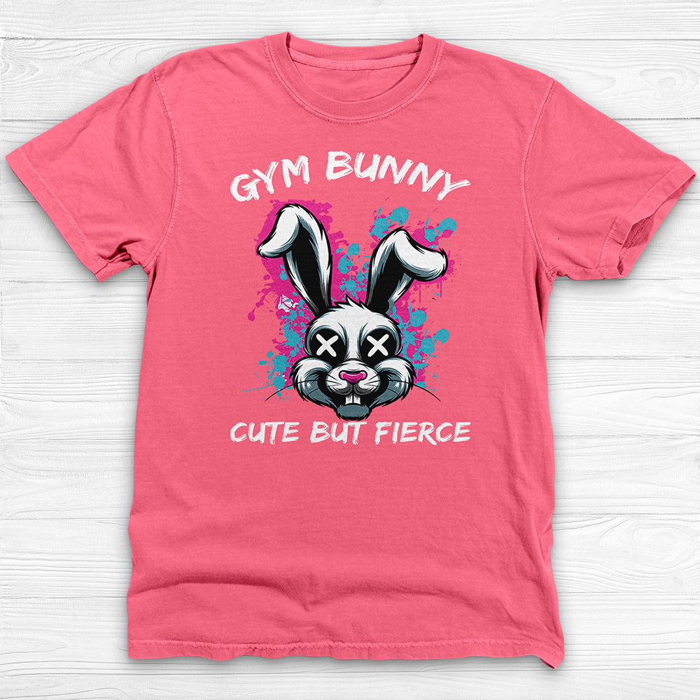 Gym Bunny Tee, Cute But Fierce Workout Shirt or Pump Cover